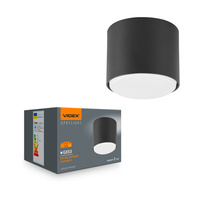 Oprawa Natynkowa SPOT Lampa Sufitowa Punktowa Natynkowa GX53 Czarna Videx