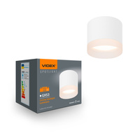 Oprawa Natynkowa SPOT Lampa Sufitowa Punktowa 1x GX53 Biała Videx