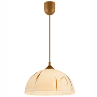 Lampa Wisząca Sufitowa MARCY E27 Złota Brązowa LM-1.1/7A Lamkur