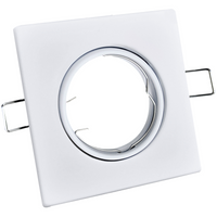 Oprawa sufitowa RUCHOMA OPIN GOLDLUX (Polux) KWADRAT STAL BIAŁY