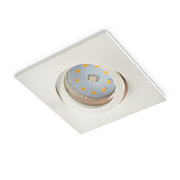 Oprawa Halogenowa Sufitowa Wpuszczana Reflektor Spot Biała Kobi