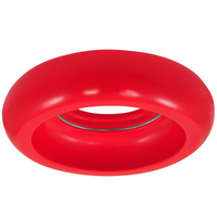 Oprawa sufitowa podtynkowa gipsowa Helios GOLDLUX (Polux) okrągła czerwony połysk MR16