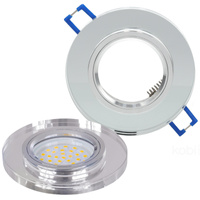 Oprawa Podtynkowa GU10 Halogenowa Wpuszczana Spot Oczko Przezroczysta Okrągła Kobi