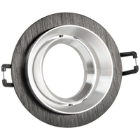 Oprawa Podtynkowa Punktowa Spot MR16 Czarna Srebrna 12V LIKA Sanico Goldlux