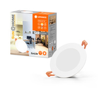 Oprawa Podtynkowa LED 8W 400lm Downlight CCT Ściemnialna Ra ≥ 95 12cm Okrągła SUN@HOME LEDVANCE