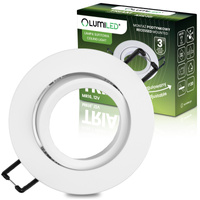 Oprawa Halogenowa Podtynkowa Lampa Sufitowa Okrągła Ruchoma GU10 MR16 Biała TRIAM LUMILED