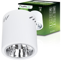 Oprawa Sufitowa Natynkowa Stała Okrągła APUS 13 Spot TUBA Biała E27