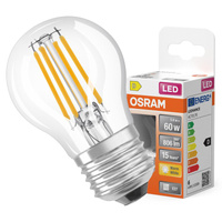 Żarówka LED P45 Kulka E27 5.5W = 60W 806lm 2700K Ciepła 300° Retrofit Filament CLASSIC Osram