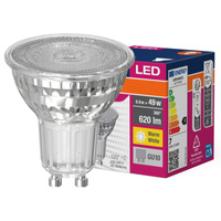 Żarówka LED PAR16 Reflektor GU10 6.9W = 49W 620lm 3000K Ciepła 120° VALUE Osram