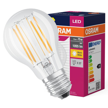 Żarówka LED A60 E27 7.5W = 75W 1055lm 2700K Ciepła 300° VALUE CLASSIC Osram