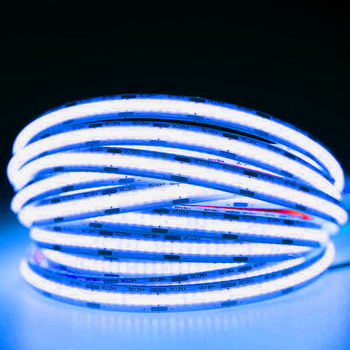 Taśma LED Pasek 12V COB 45W 480LED 2835 Niebieska 8mm 5m ECOLIGHT