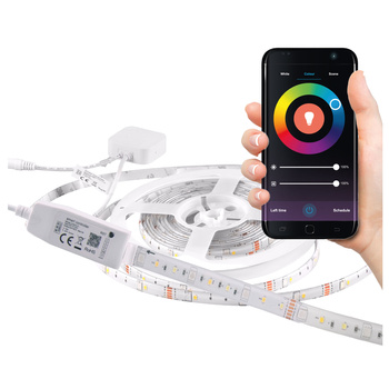Taśma LED Pasek 230V 20W RGB + CCT IP65 TUYA WIFI Smart 5m