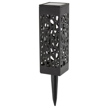 Lampa Ogrodowa Zewnętrzna Wbijana Solarna 0.16W 2lm 3000K IP23 Czarny Klasyczny Mora Rabalux