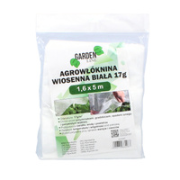 Agrowłóknina Wiosenna Okryciowa 1.6 x 5 m 17g Biała