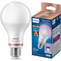 Żarówka LED E27 A60 12.5W = 100W 1521lm 2200-6500K RGB + TW Inteligentna SMART WiFi Bluetooth Aplikacja WiZ Philips