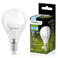 Żarówka LED E14 Kulka P45 10W = 75W 1100lm 6500K Zimna 180° LUMILED