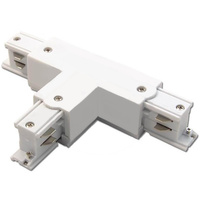 Łącznik Potrójny Trójnik do Listw Szynowych Trójfazowych Biały