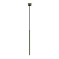 Lampa Wisząca Sufitowa Zwis Tuba Spot 1x G9 Oliwkowa Pastelo Ocean Green SL.1518 Sollux