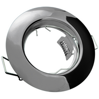 Oprawa sufitowa stała Opin GOLDLUX (Polux) okrągła metal czarny perłowy GU10