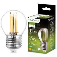 Żarówka LED E27 Kulka P45 4W = 40W 470lm 4000K Neutralna 360° FILAMENT LUMILED