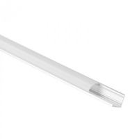 Profil Aluminiowy LED Narożny Natynkowy Anodowany 1m z Kloszem Mroźnym do Taśm LED + Zaślepki seria RW Ecolight