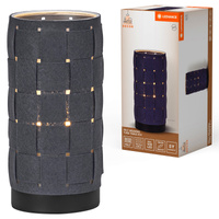 Lampa Stołowa Oprawa Biurkowa Stojąca Dekoracyjna E14 Szary USB-C Decor Ledvance