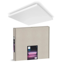Panel LED Lampa Sufitowa Natynkowa 60x60 cm 67W 4850lm IP20 White and Color Ambiance RGB + TW Biała Inteligentna SMART Zigbee Bluetooth Datura Philips HUE