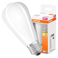 Żarówka LED ST64 E27 4W = 40W 470lm 2700K Ciepła 300° Retrofit Filament CLASSIC Osram