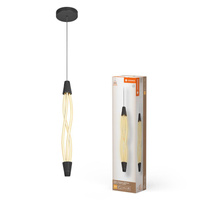 Lampa Sufitowa Wisząca Dekoracyjna LED 18W 1800lm 3000K Ciepła Ściemnialna Zwis Szary Decor Ledvance