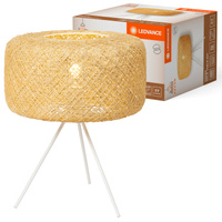 Lampa Stołowa Oprawa Biurkowa Stojąca Dekoracyjna E27 Beżowy USB-C Decor Ledvance