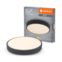 Lampa Sufitowa Plafon LED Oprawa Ściemnialna 36W 49cm Czarny Piaskowany Kamień LEDVANCE