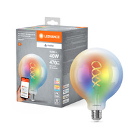 Żarówka LED E27 4.8W = 40W 470lm RGBW CCT Ściemnialna SMART+ WiFi Filament Globe Ledvance