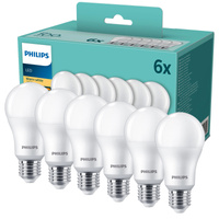 6PAK Żarówka LED E27 13W = 100W 1521lm 2700K Ciepła PHILIPS