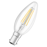 Żarówka LED B35 Świeczka B15d 4W = 40W 470lm 2700K Ciepła 300° Retrofit Filament CLASSIC Osram