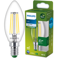 Żarówka LED E14 Świeczka B35 2.3W = 40W 485lm 210lm/W 4000K Neutralna 300° KLASA A UltraEfficient Philips