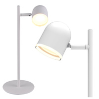 Lampka biurkowa stołowa 4,2W LED RAWI biała 3000K GOLDLUX