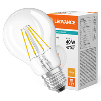 Żarówka LED A60 E27 4W = 40W 470lm 2700K Ciepła Biała FILAMENT LEDVANCE