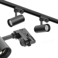 Reflektor Szynowy 3- Obwodowy GU10 Czarny Nextrack Kobi