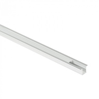 Profil Aluminiowy LED Wpuszczany Podtynkowy Anodowany 2m z Kloszem Mlecznym do Taśm LED + Zaślepki seria PW Ecolight