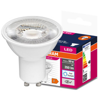 Żarówka LED PAR16 Reflektor GU10 4.5W = 50W 350lm 6500K Zimna 60° VALUE Osram