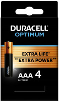 Baterie Alkaiczne DURACELL OPTIMUM AAA LR3 4szt