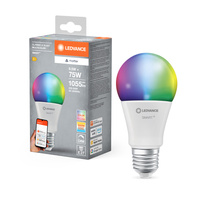 Żarówka LED E27 9.5W = 75W 1055lm RGBW CCT Ściemnialna SMART+ Matter WiFi Classic Ledvance