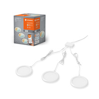3x Oprawa Podszafkowa Inteligentna 6.5W 210lm CCT 83mm Ściemnialna Biały SMART+ WiFi Undercabinet Round Ledvance