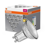 10x Żarówka LED PAR16 Reflektor GU10 4.3W = 50W 350lm 2700K Ciepła 36° BASE Osram