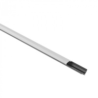 Profil Aluminiowy LED do Płyt GK Gipsowych REGIPS Podpłytkowy do Glazury Czarny 1m z Kloszem Czarnym do Taśm LED + Zaślepki seria GN Ecolight