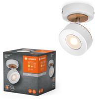 Lampa LED Ścienna Sufitowa Kinkiet Oprawa Natynkowa 4.8W 300lm CCT Dekoracyjna Biały Spot Pluto Ledvance