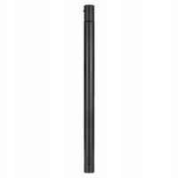 Słup Oświetleniowy 1m Przedłużka do Słupa Latarni Maszt Okrągły Czarny