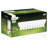 Zestaw 10x Żarówka LED MR16 GU5.3 6W = 50W 580lm 4000K 230V Neutralna 120° LUMILED