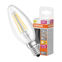Żarówka LED B35 Świeczka E14 5.9W = 60W 806lm 2700K Ciepła 300° Ściemnialna Retrofit Filament CLASSIC Osram