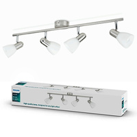 Lampa Sufitowa Reflektor 4x E14 nikiel Burlap Philips